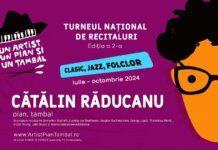 Ediția de vară a Turneului Național Un artist, un pian și un țambal – clasic, jazz, folclor – în avanpremieră 26 iulie – Alba Iulia și 6 august – Sinaia