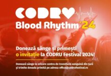 CODRU Festival extinde campania de donare de sânge Blood Rhythm la nivel național