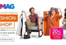 eMAG lanseaza Fashion Shop, cu o oferta de peste un milion de articole de imbracaminte, incaltaminte si accesorii