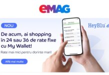 eMAG extinde serviciul de finantare flexibila din My Wallet la 24 si 36 de rate
