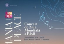 Pe 21 septembrie, de Ziua Mondiala a Pacii – Concert extraordinar ROMANIA FOR PEACE