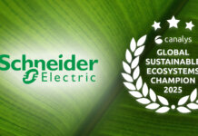 Schneider Electric a fost din nou recunoscut drept lider în domeniul sustenabilității în cadrul Canalys Sustainable Ecosystems Leadership Matrix
