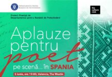 Aplauze pentru poet pe scenă… în Spania revine în iunie 2025, după succesul de anul trecut