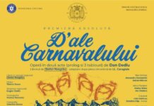 Premiera operei D’ale carnavalului de Dan Dediu deschide Săptămâna Internațională a Muzicii Noi 2025 la Opera Națională București