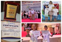 2 copii români au obținut, în premieră, locul 1 la Olimpiada Mondială de Abac WAMAS!