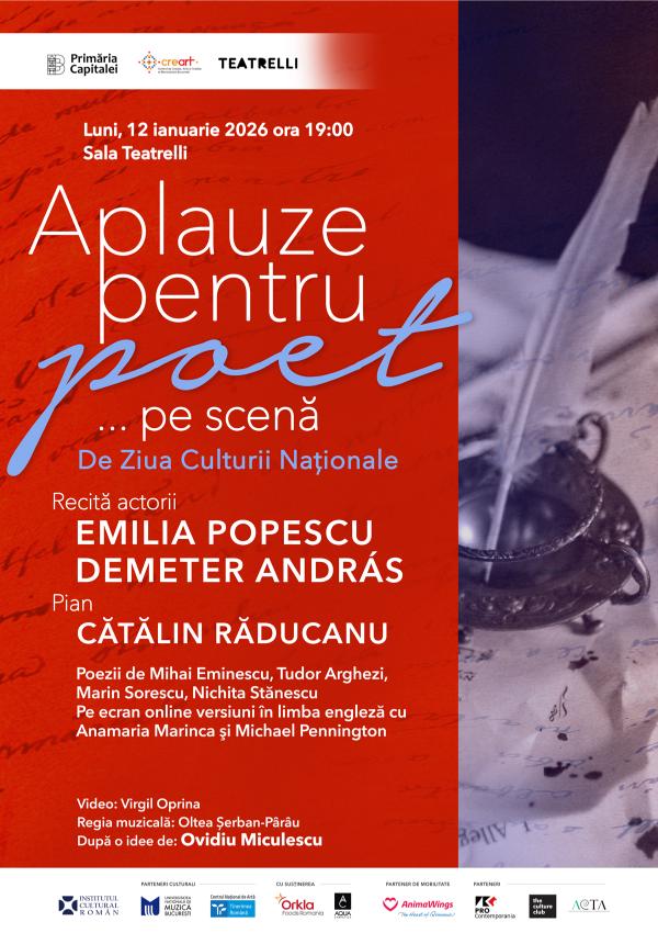 Afis_Aplauze-pentru-poet_Ziua-Culturii-nationale_2026_rosu