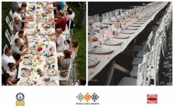 „Masa Care Unește” vrea să adune în București 20.000 de oameni la o masă de 5,5 kilometri, pentru un loc în Guinness World Records